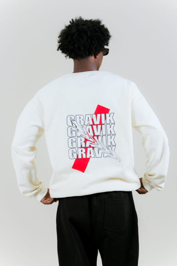 Sweatshirt Gravik White